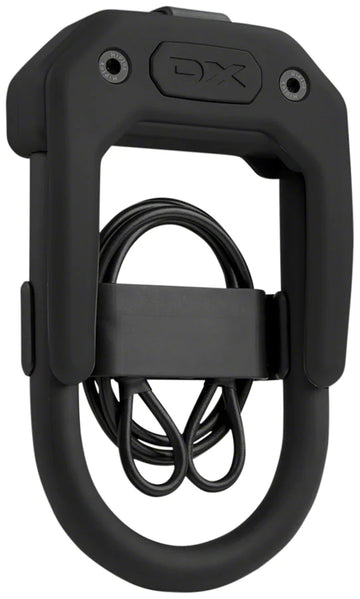 HIPLOK DXC Wearable U-Lock 3.34 x 5.9" Keyed W/One Meter Cable Black
